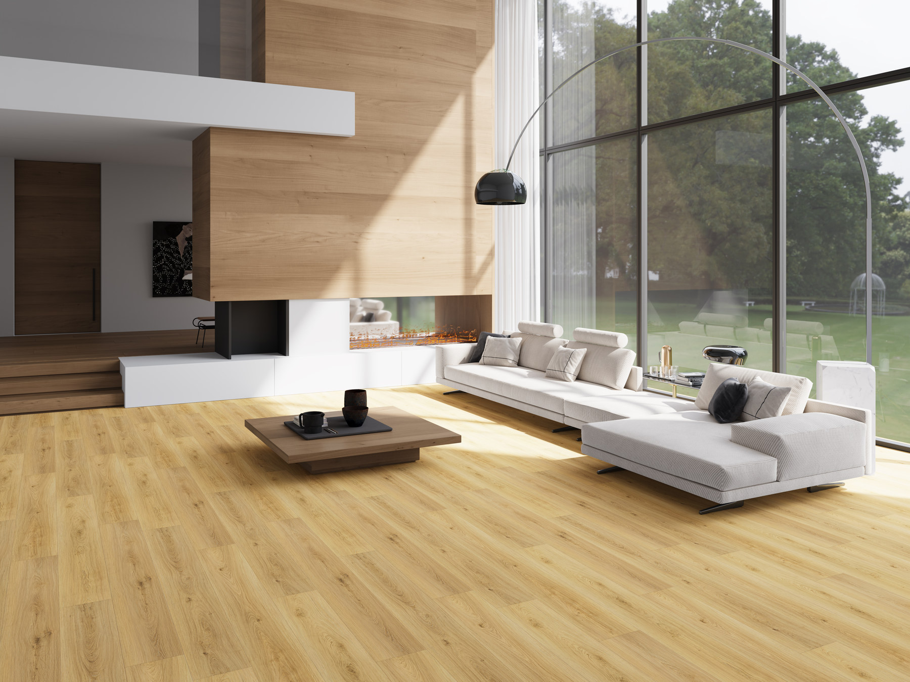 Illustrative room scene for SPC Flooring